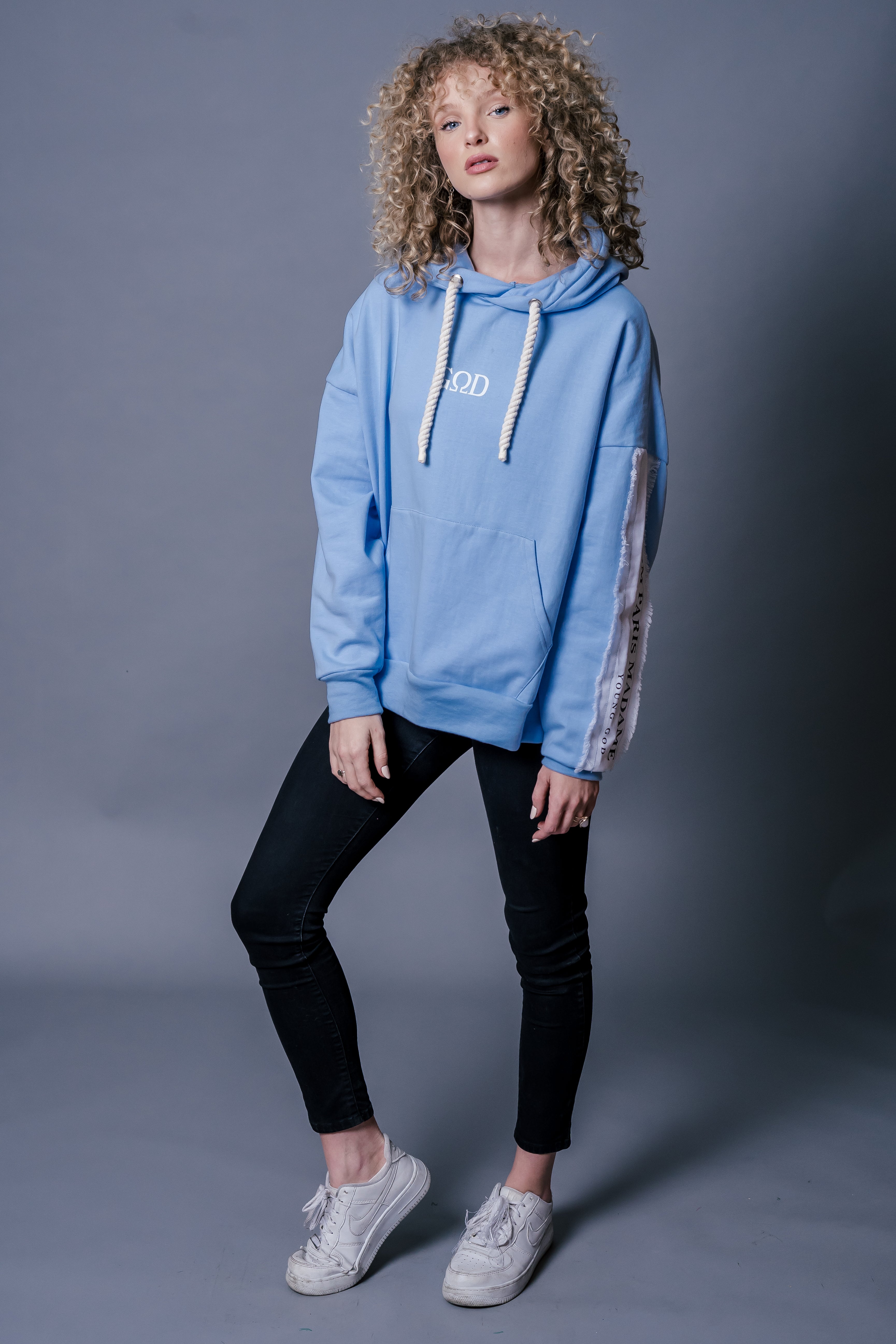 Hoodie YG Clásica Azul