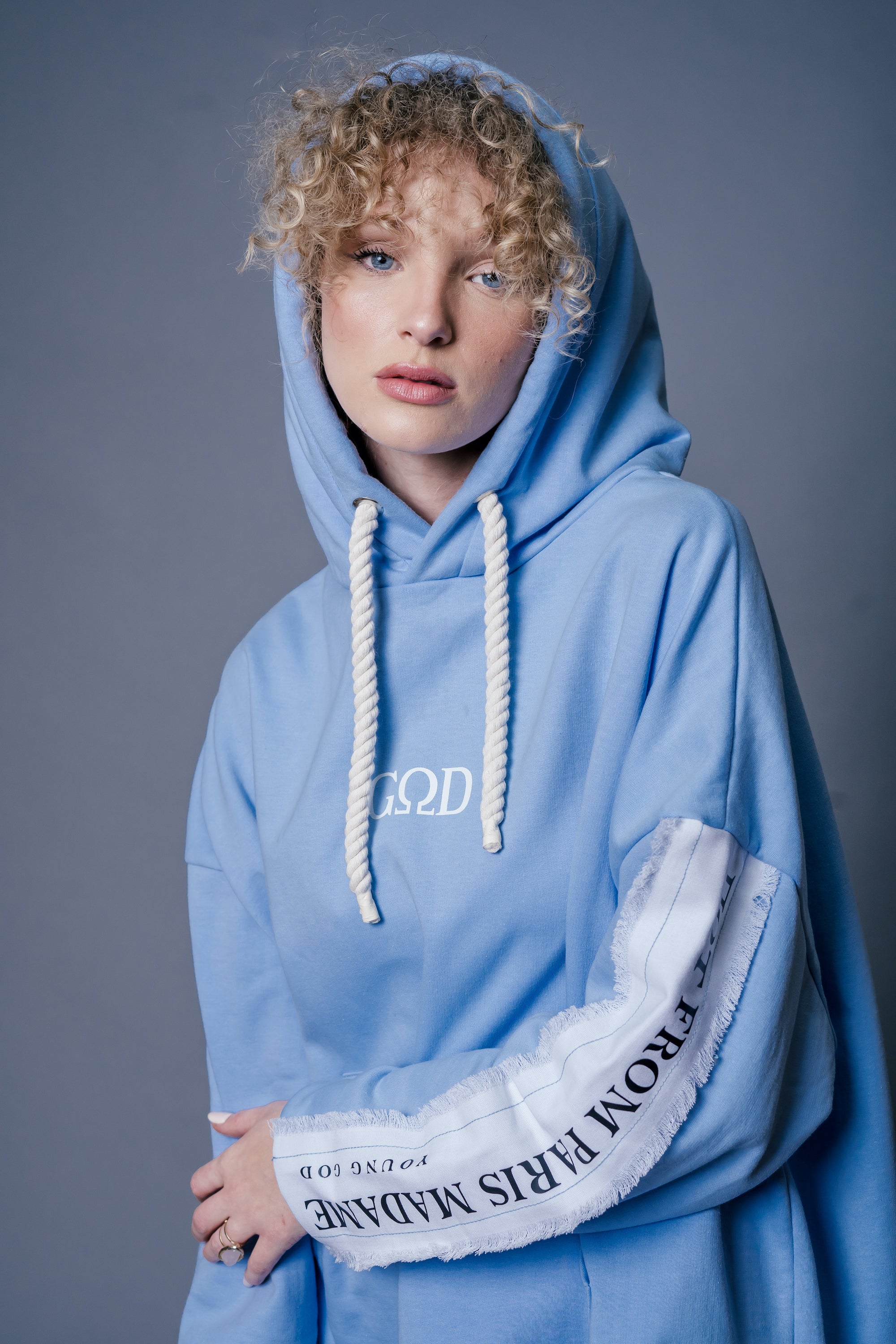 Hoodie YG Clásica Azul