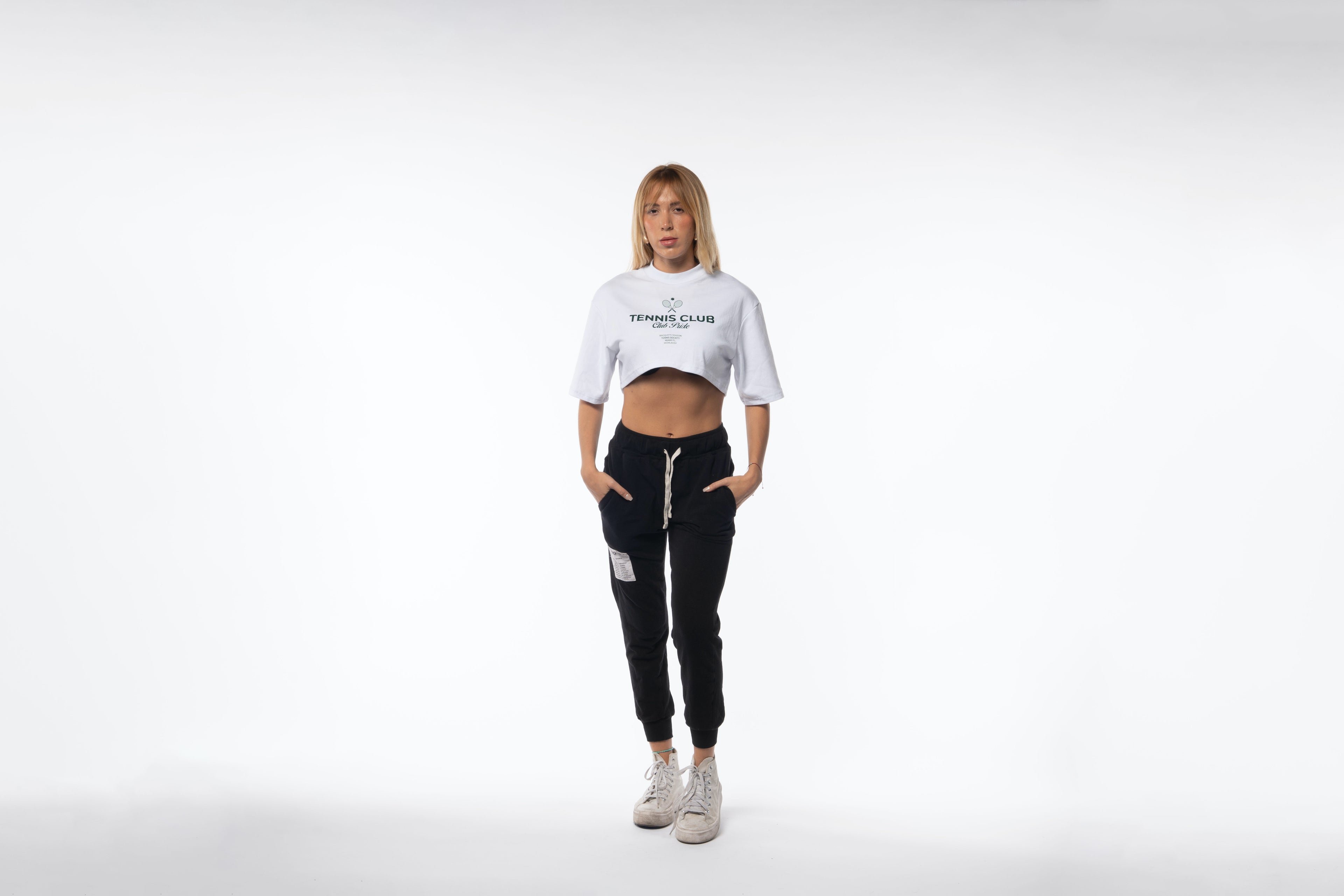 "Tennis Club" Crop Top