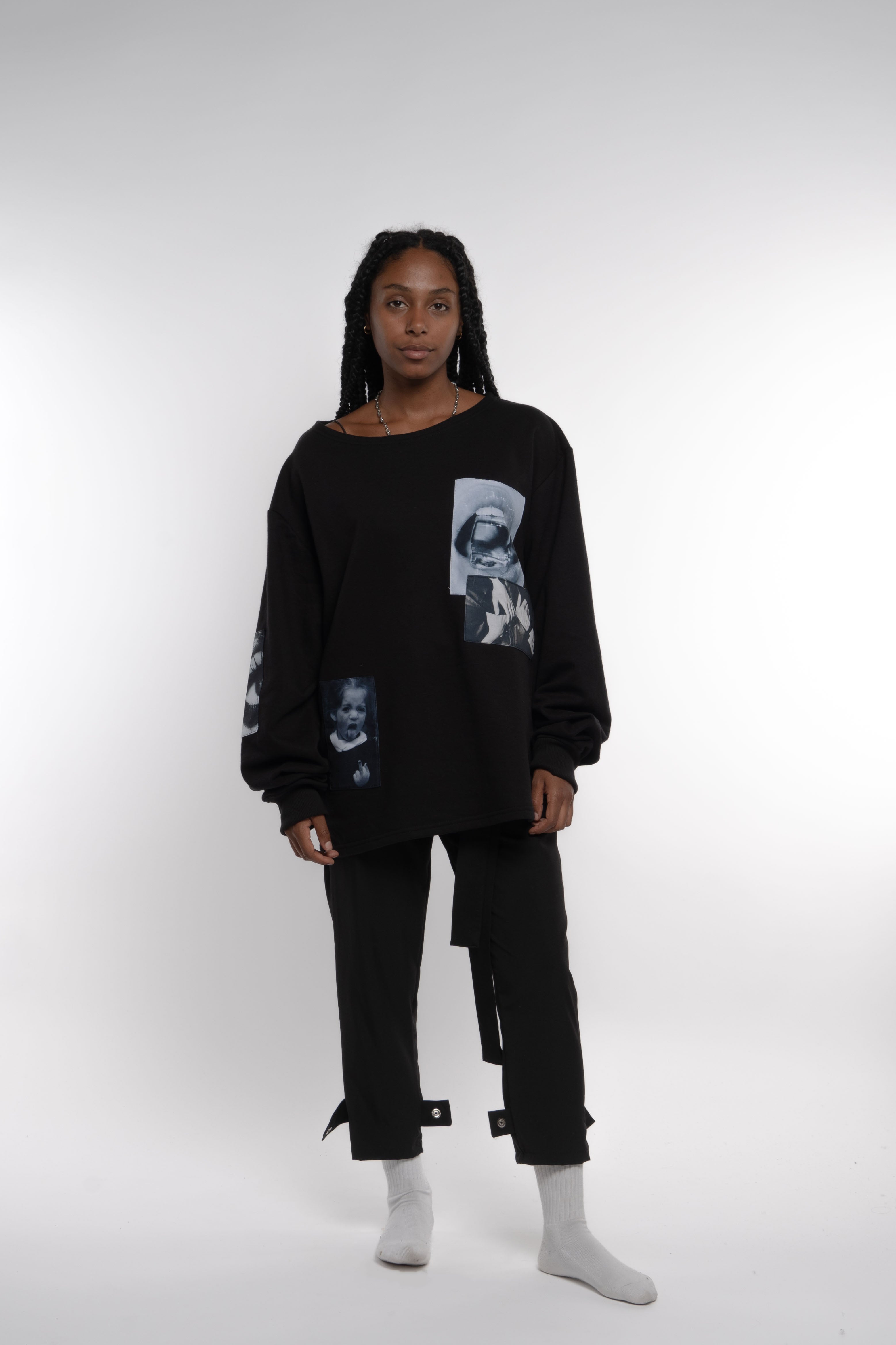 Sudadera negra Hella