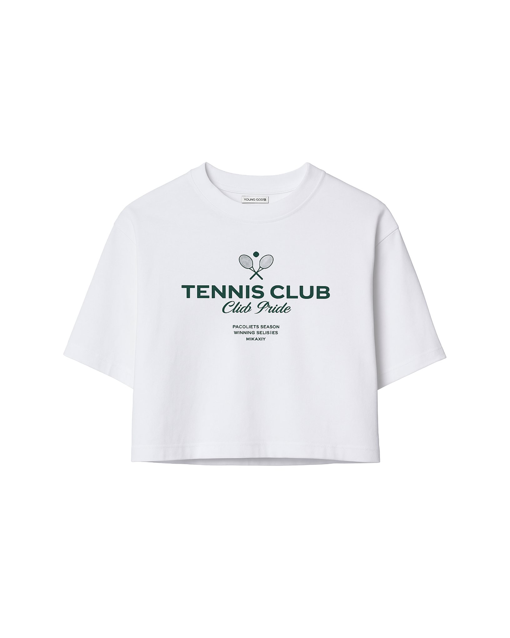"Tennis Club" Crop Top