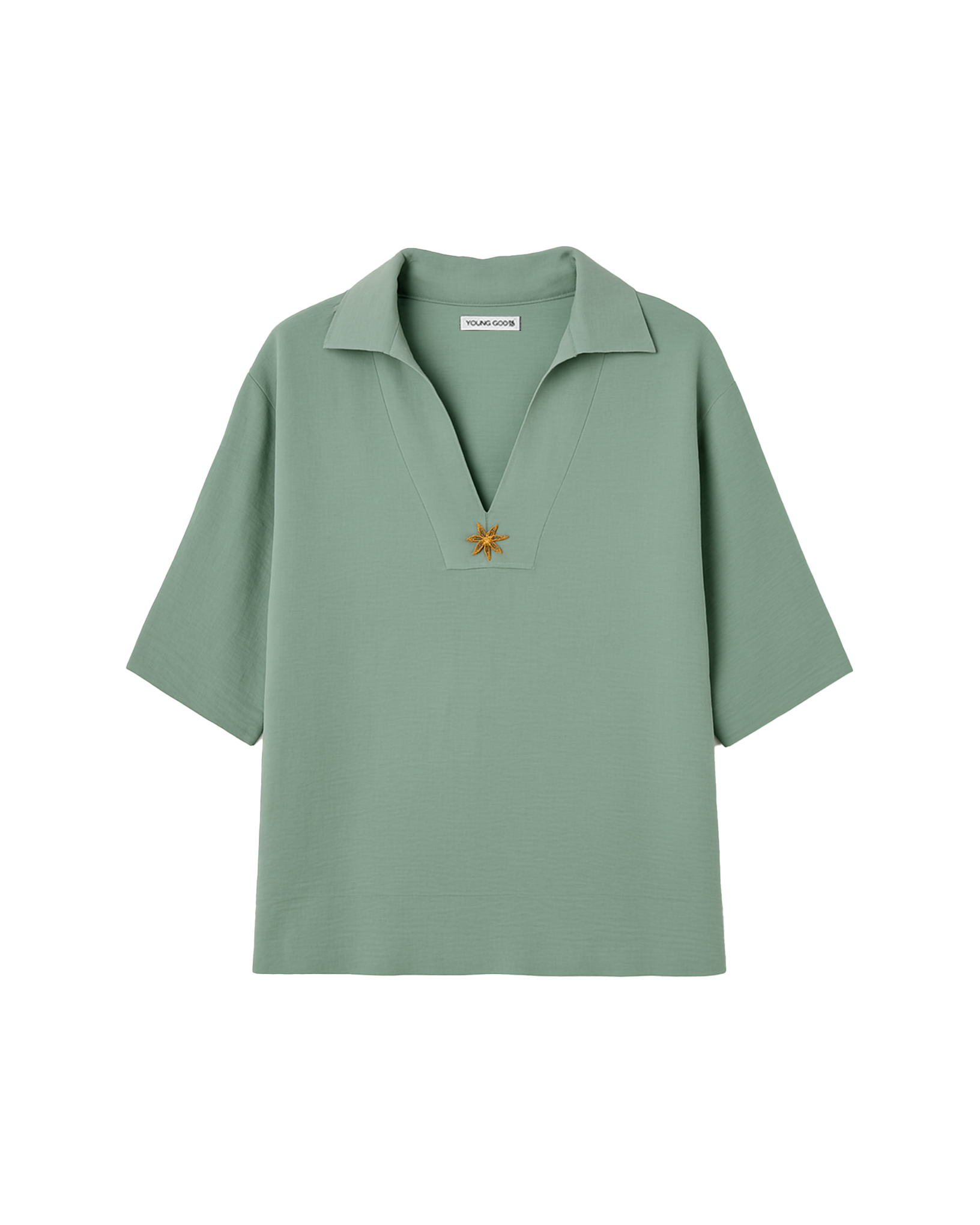 Camisa verde claro Sundra