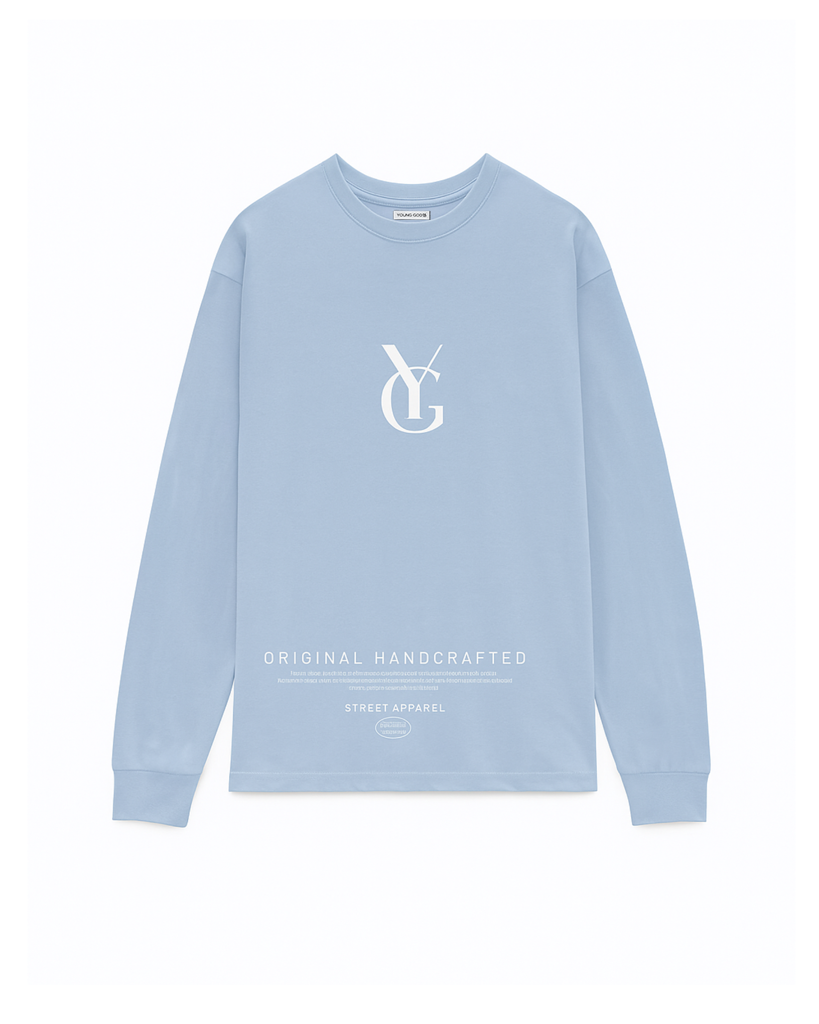 T-Shirt Minimalista Azul Cielo