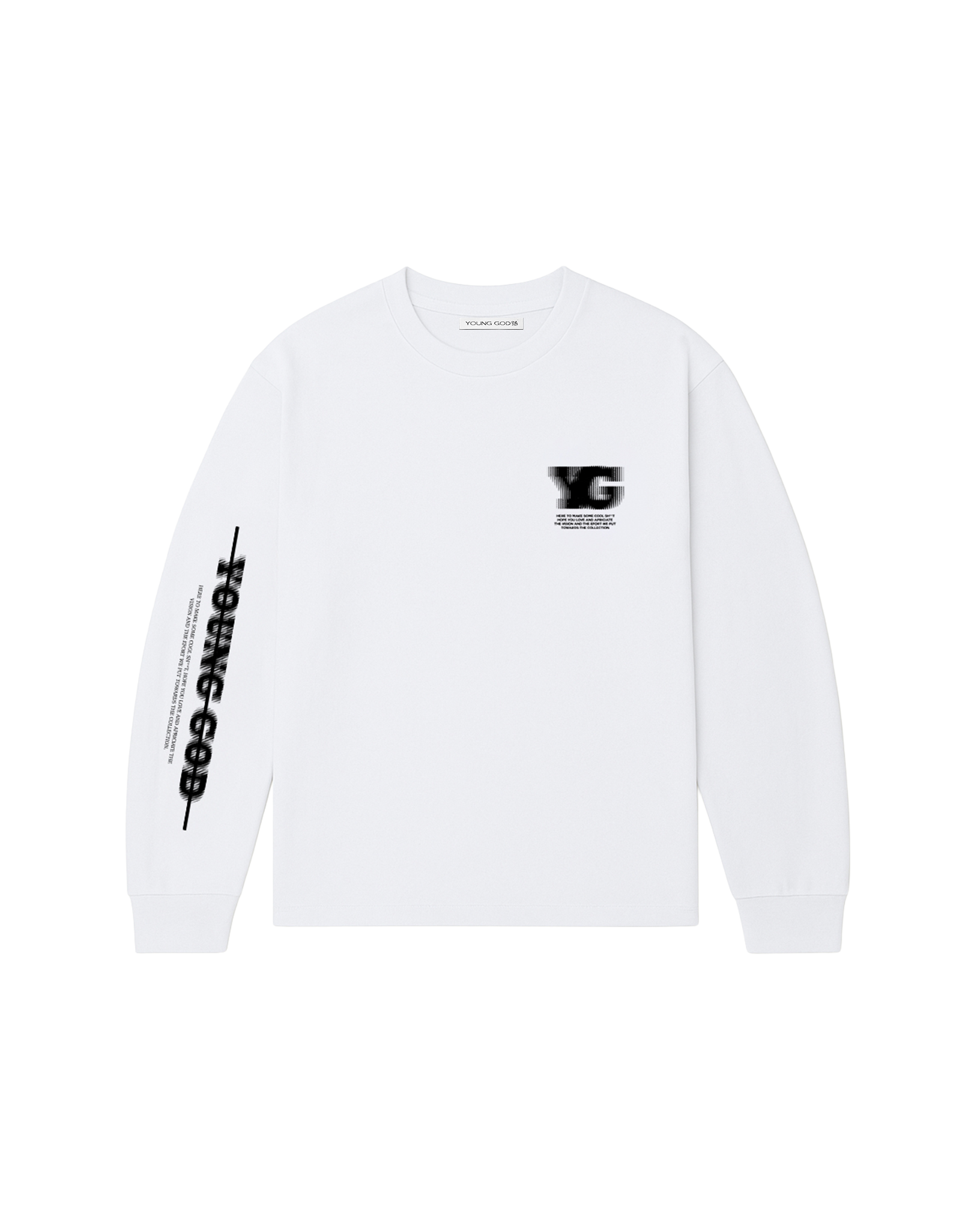 Playera manga larga "Glitch"