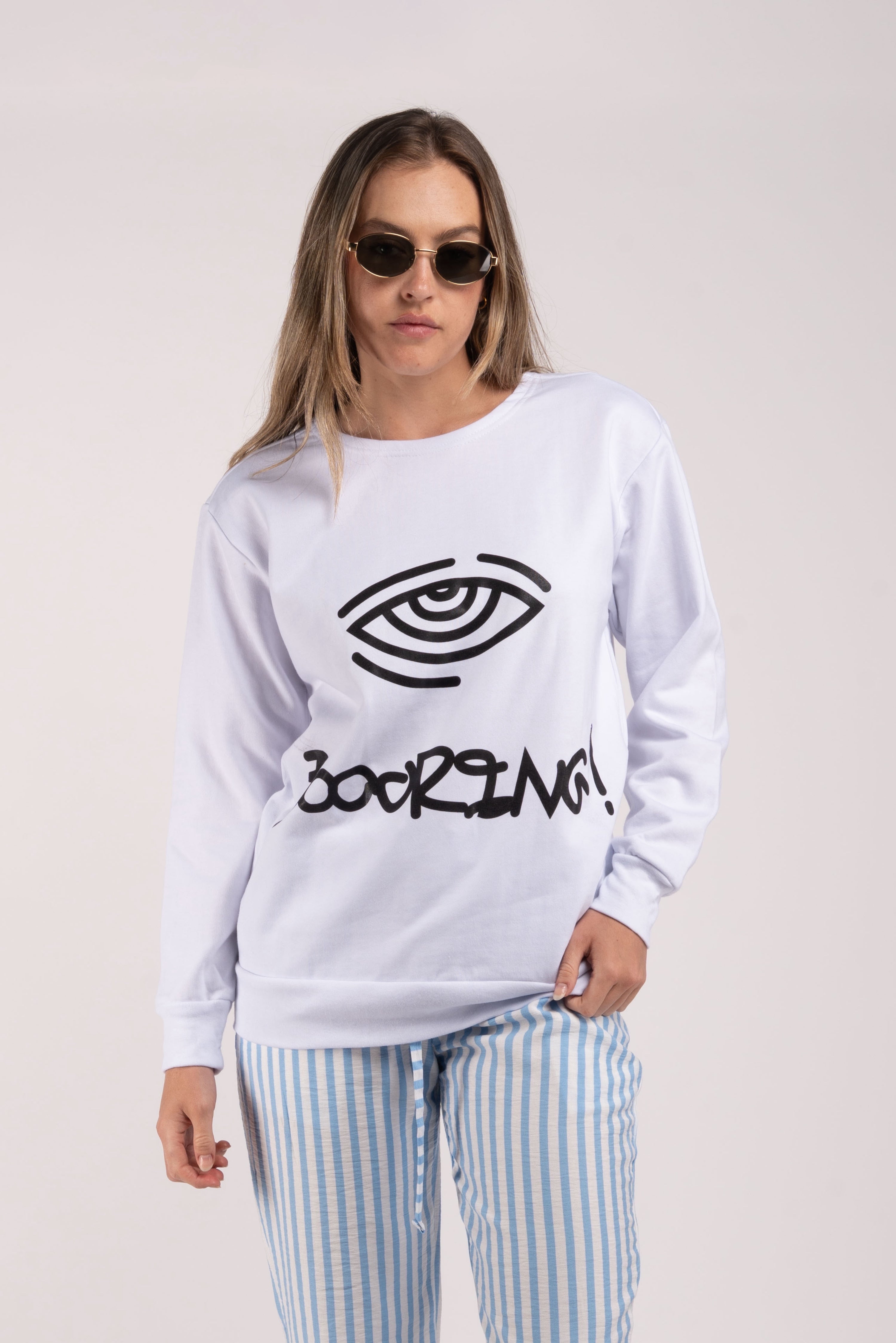 Sudadera – Edición grafiti blanca