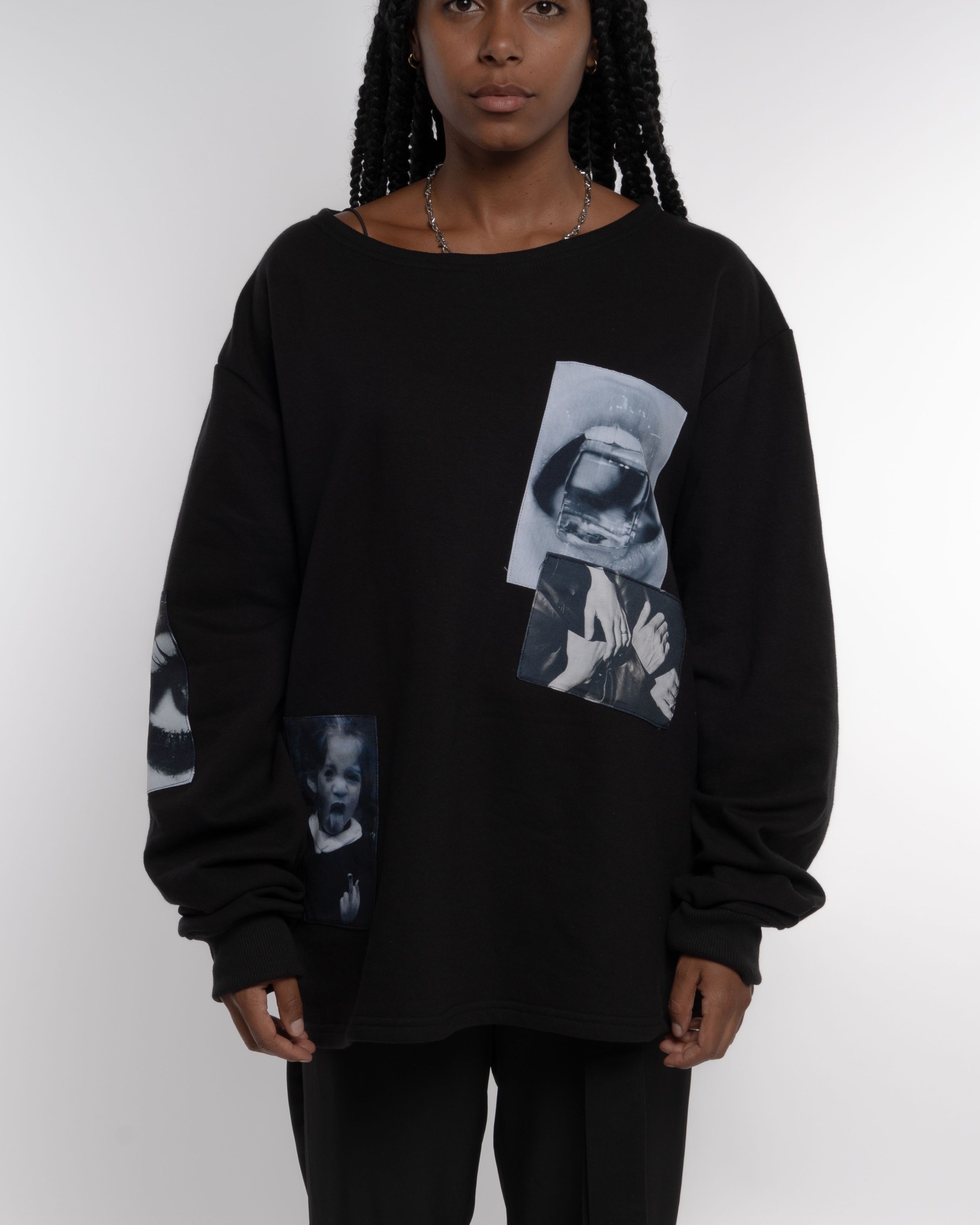 Sudadera negra Hella
