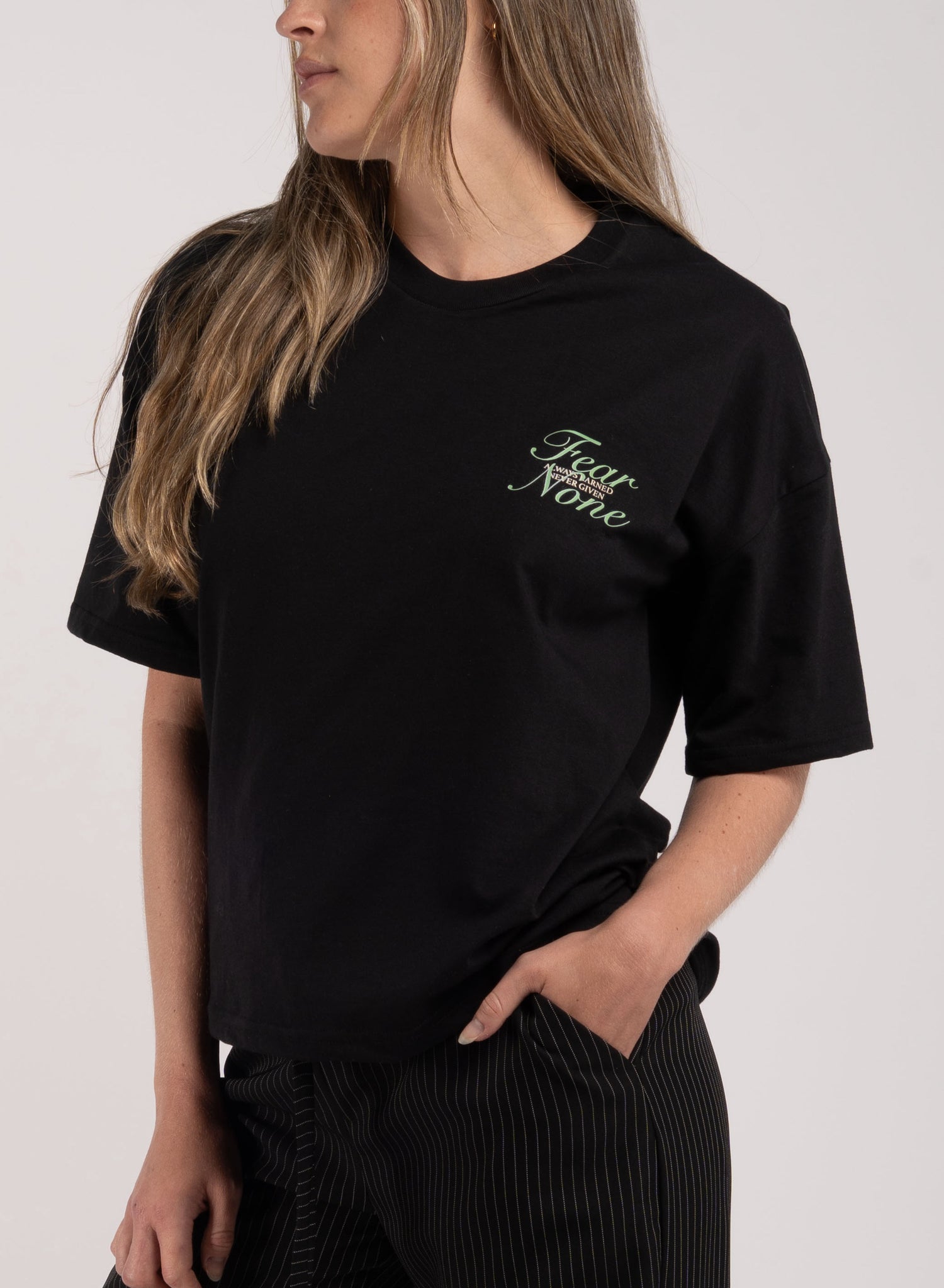 Fear None minimal Tee
