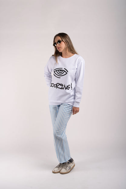 Sudadera – Edición grafiti blanca