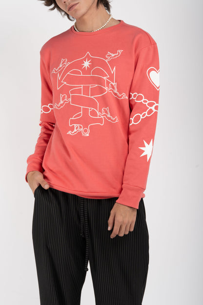 Sudadera Coral Symbolic 