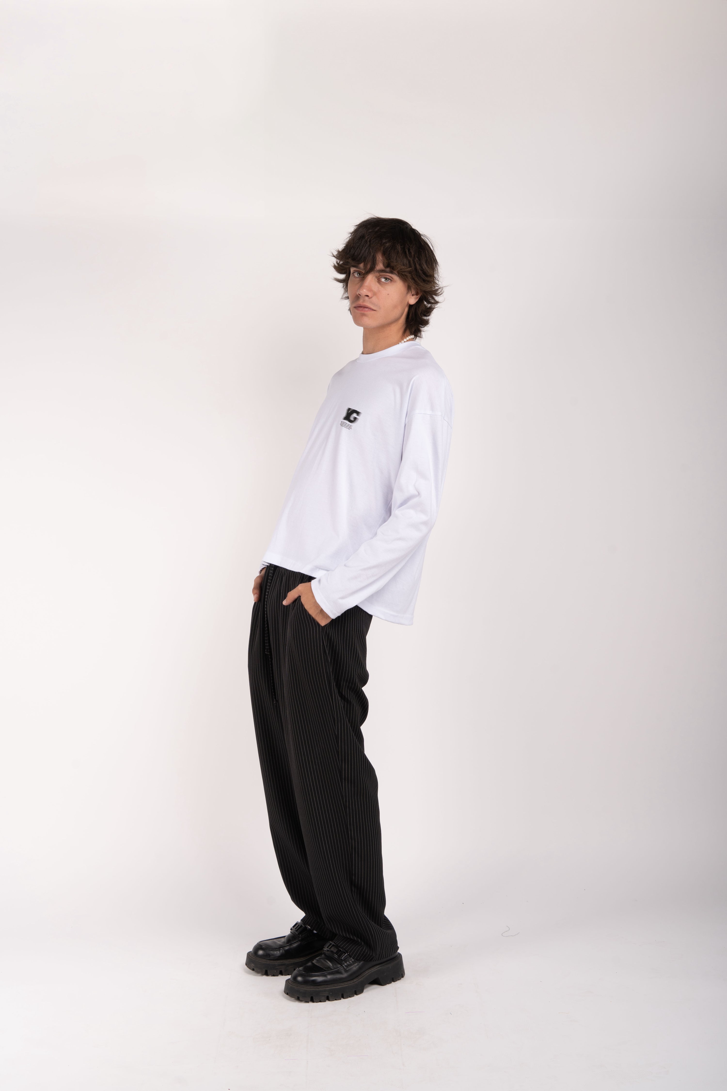 Playera manga larga &quot;Glitch&quot;
