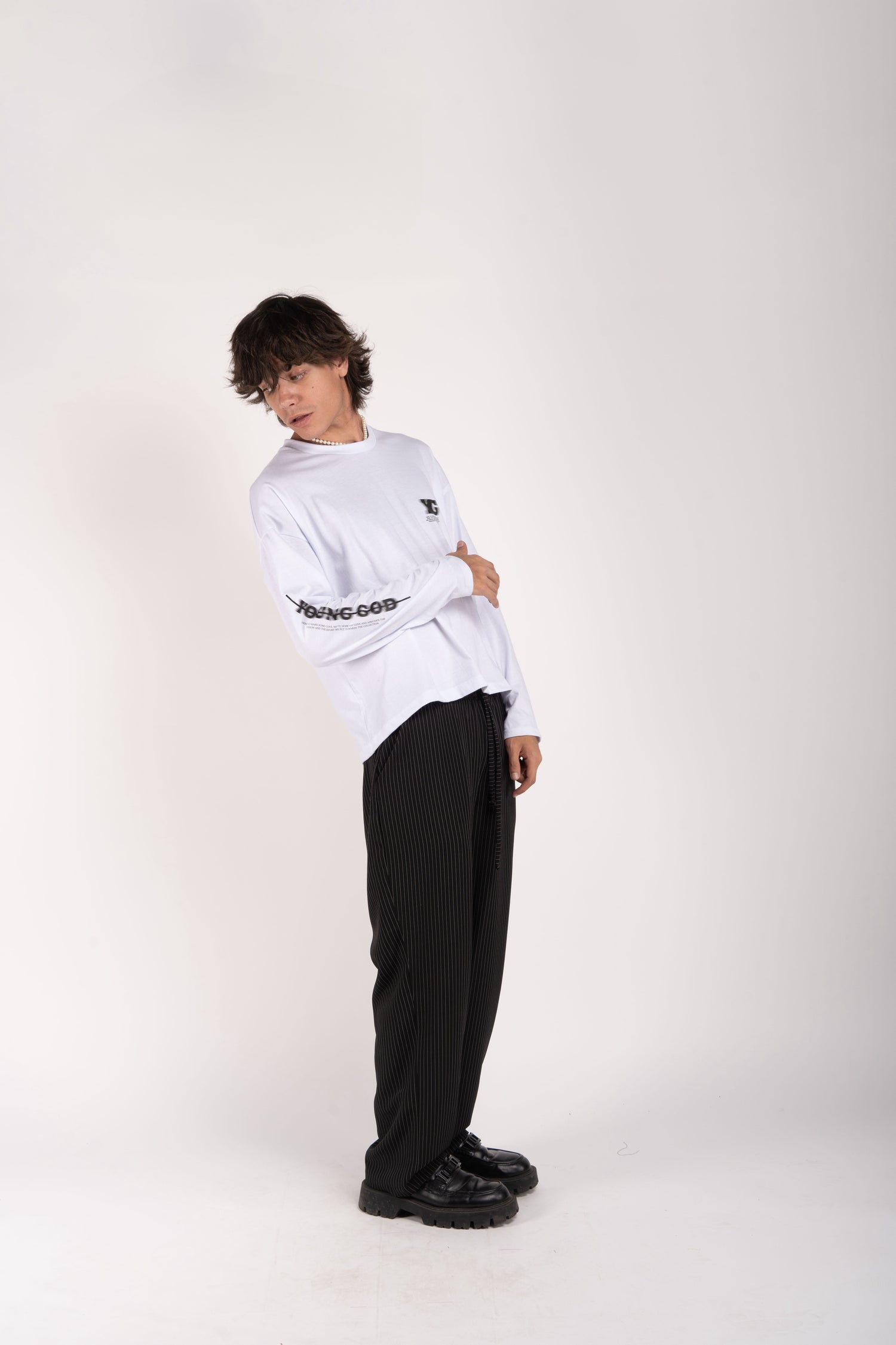 Playera manga larga &quot;Glitch&quot;