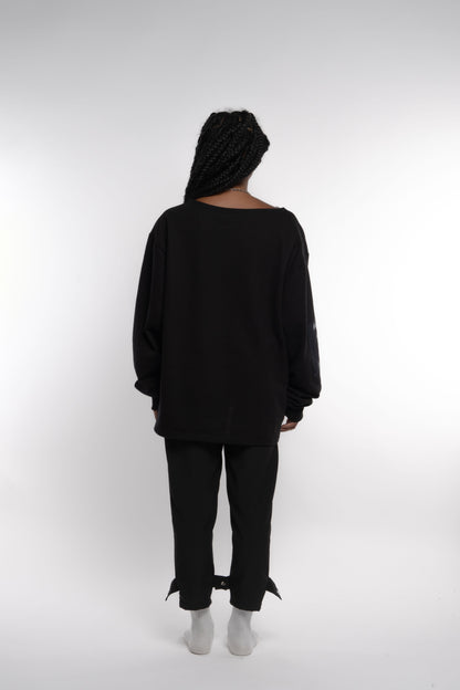 Sudadera negra Hella