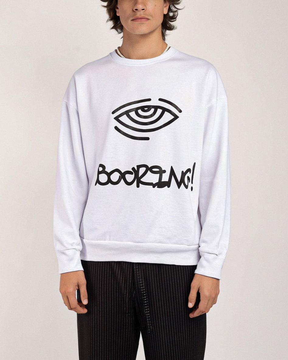 Sudadera – Edición grafiti blanca