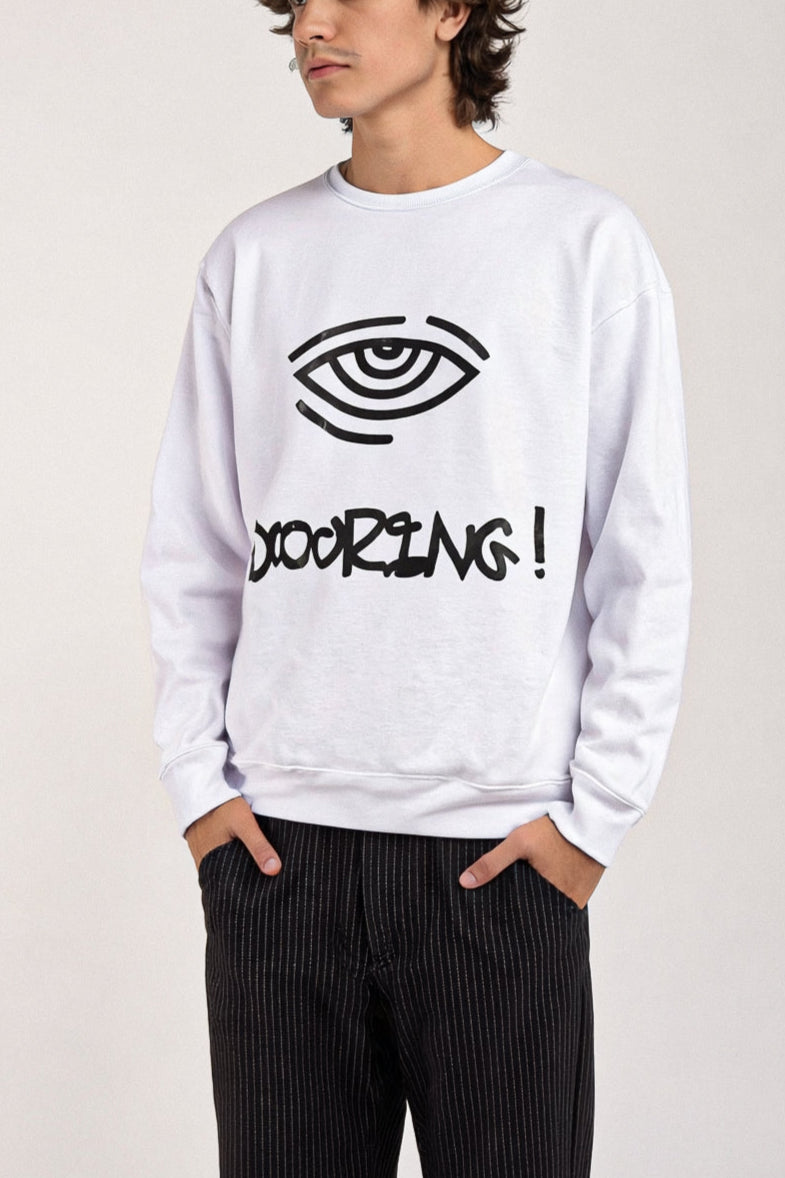 Sudadera – Edición grafiti blanca