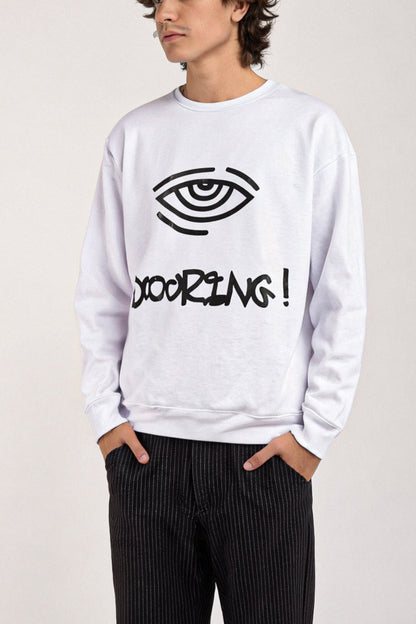 Sudadera – Edición grafiti blanca
