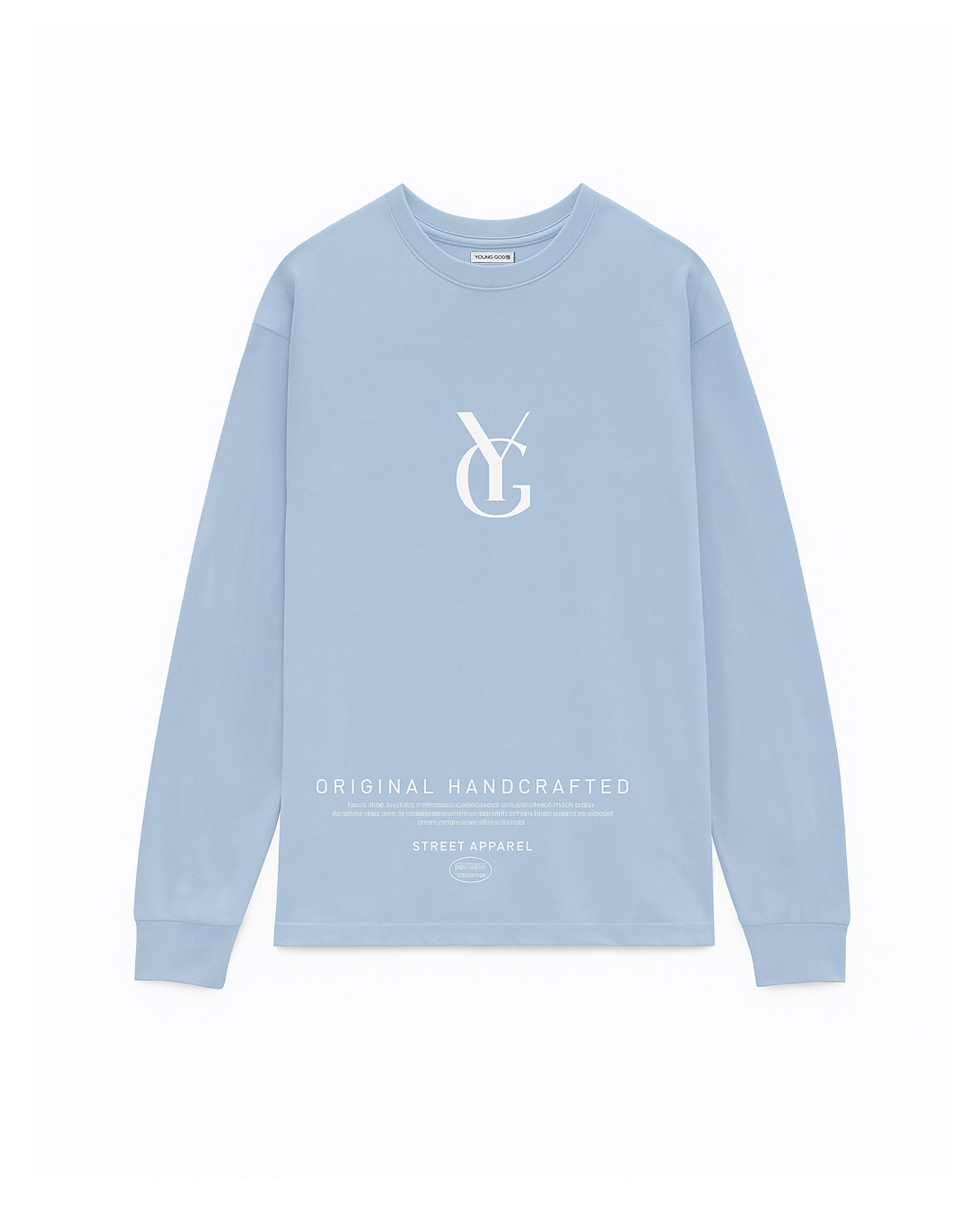T-Shirt Minimalista Azul Cielo