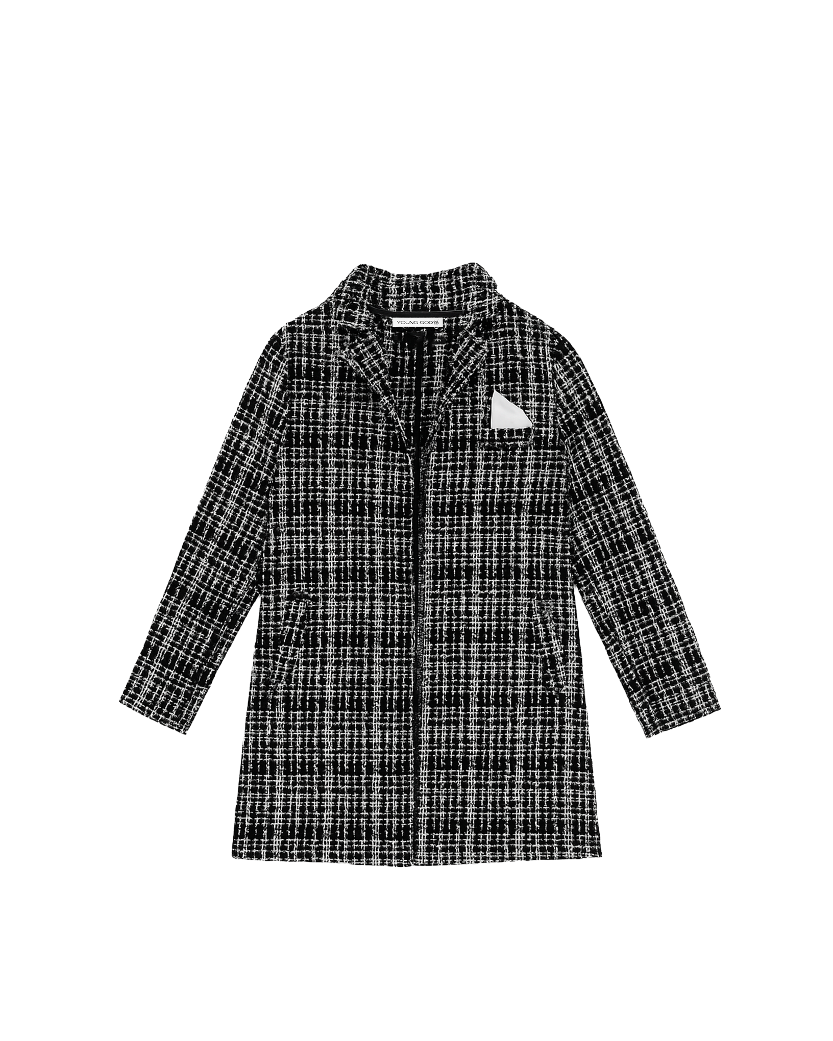 Abrigo B&amp;W con Hoodie
