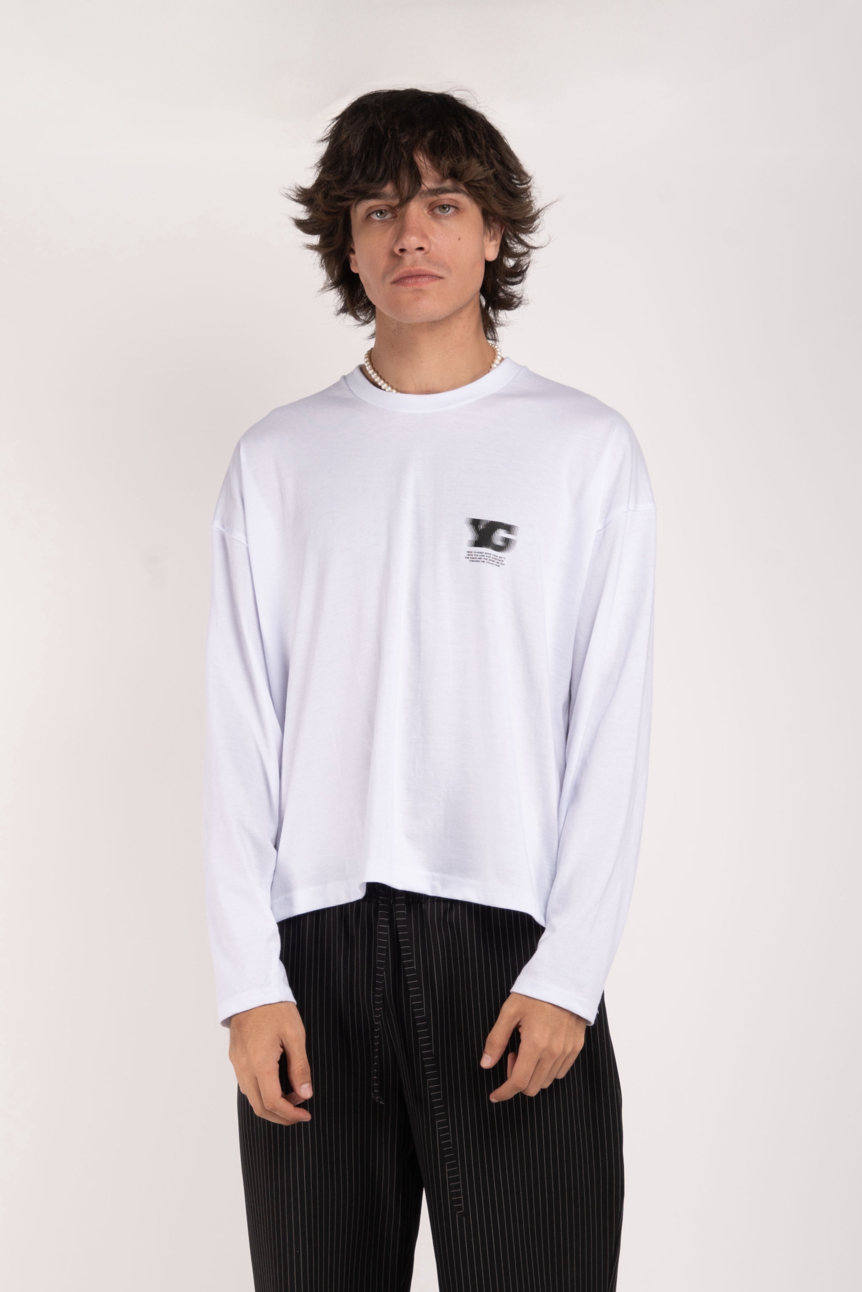 Playera manga larga &quot;Glitch&quot;