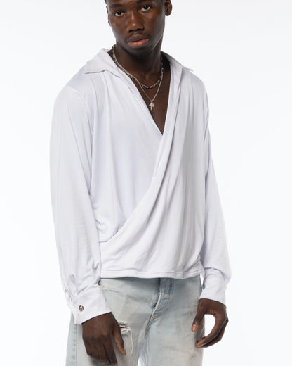Camisa cruzada Viscosa